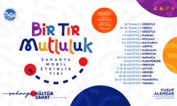 Bir Tır Mutluluk yaz boyunca Sakarya’yı dolaşacak