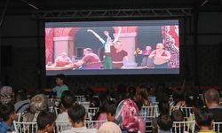 Korucuk’ta açık hava çocuk sineması coşkusu