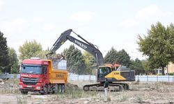 AFA için makinalar sahaya indi