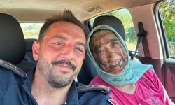 Hastalığını unutup alevlere koştu