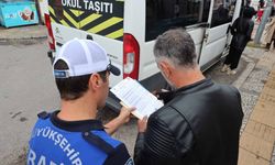 Büyükşehir’den okul servislerine denetim
