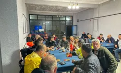 Başkan sabaha kadar sahadaydı