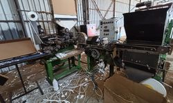 Besihane görünümlü kaçak sigara fabrikası!