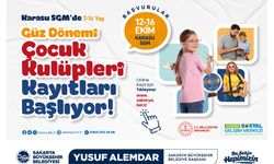 Karasu SGM’de güz dönemi çocuk kulüpleri kayıtları başladı