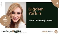 Sakarya’da Çiğdem Yarkın konseri yarın