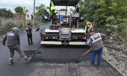 Sapanca Yanık’ta alternatif yol asfaltlanıyor