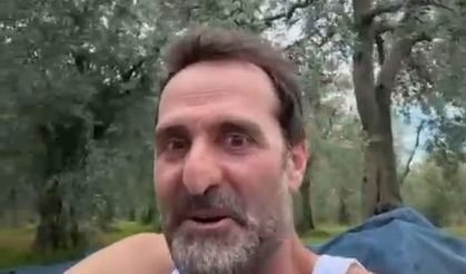 Sakaryalı oyuncu ilk zeytin hasadını yaptı