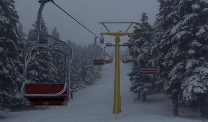 Uludağ beyaza büründü