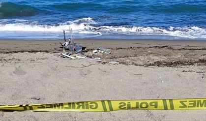 Sahile vuran İHA imha edildi!