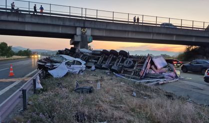 Otoyolda feci kaza: Çok sayıda yaralı var