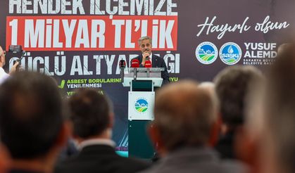‘Hendek’e yeni bir arıtma tesisi kazandırıyoruz’