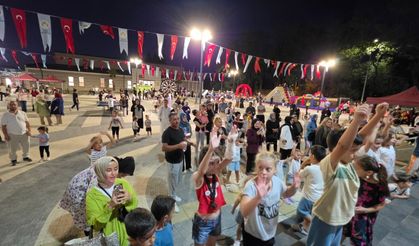 Çocuklar ve gençler festivalde doyasıya eğlendiler