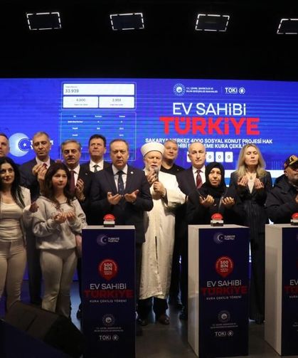 Sakarya'da TOKİ kurası çekildi!