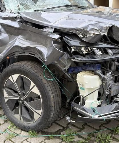 Hayatının şokunu kazada yaşadı