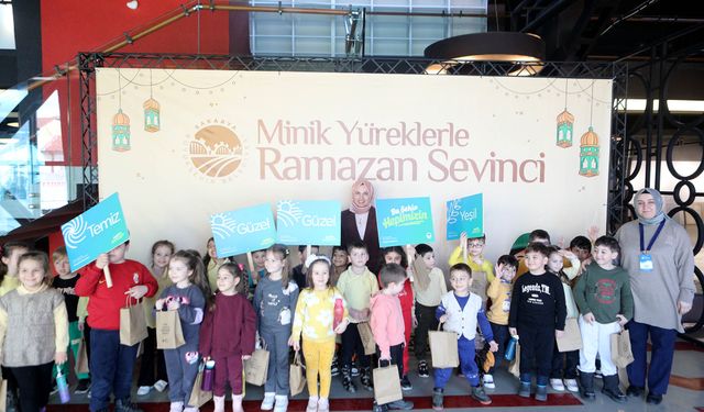 Minik yüreklere Ramazan sevincini taşıdılar