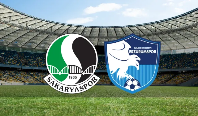 Sakaryaspor-Erzurumspor FK karşılaşmasının ilk 11'i belli oldu!