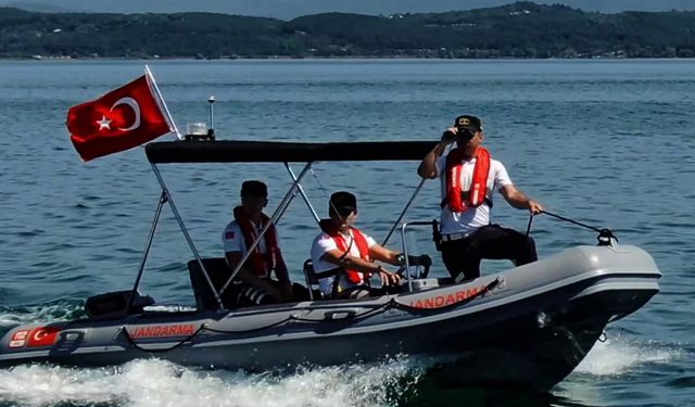 Vatan için Sapanca Gölü’nden ses verdiler