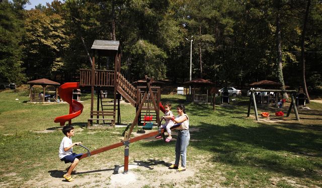 Tabiat Parkı'na ziyaretçi akını