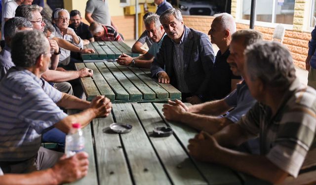 Başkan Alemdar yangından zarar gören mahalleleri ziyaret etti