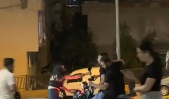 Alkollü genç kız ortalığı birbirine kattı!
