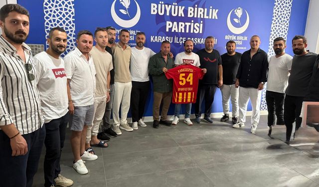 BBP Karasu teşkilatından Karasuspor'a destek çağrısı