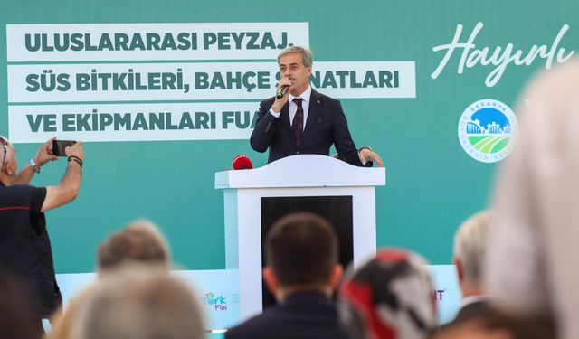 Uluslararası Peyzaj Fuarı Sakarya'da kapılarını açtı