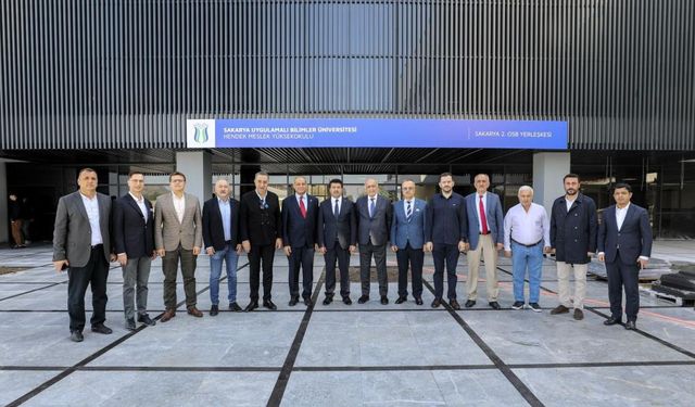 Hendek MYO’da ilk dersi rektör ve OSB başkanı verdi