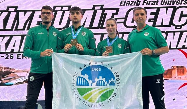 Büyükşehir sporcularından gurur tablosu