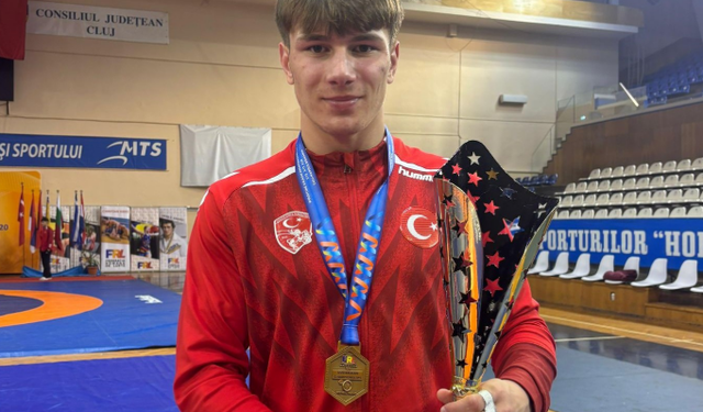 Alkan Akar Balkanlar'dan altın madalyayla döndü