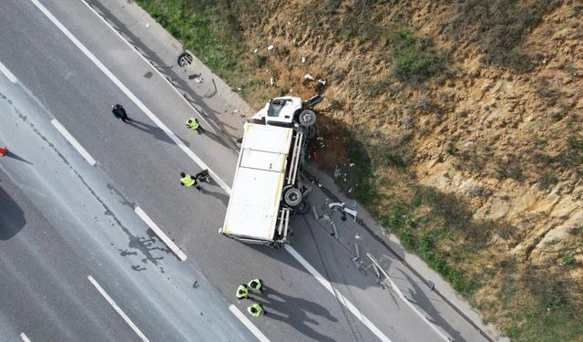 Kuzey Marmara Otoyolu’nda zincirleme kaza