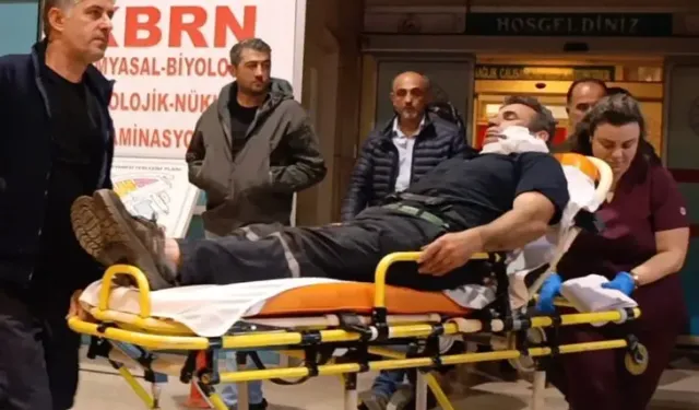 Römork halatı koptu: Bir kişi ağır yaralandı