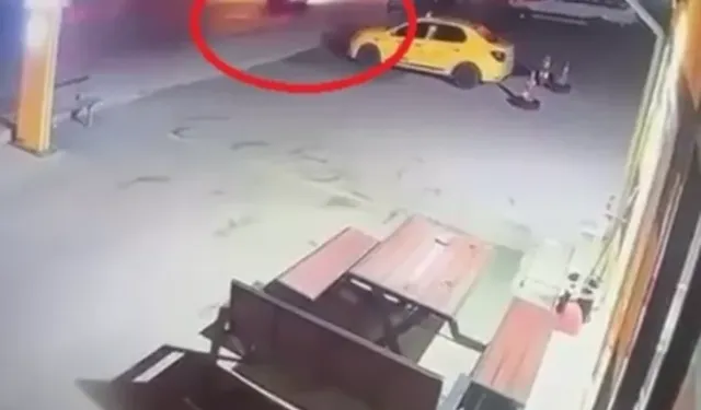 Trafik magandası kazaya neden oldu