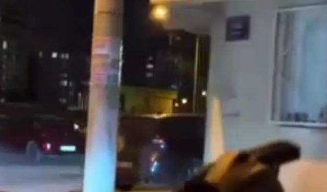 Sokakta tehditler savurarak ateş etti