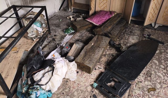 Akılalmaz olay: Yangın gittikleri yere de geldi