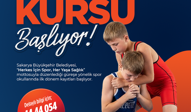 Büyükşehir ücretsiz güreşçi yetiştiriyor!