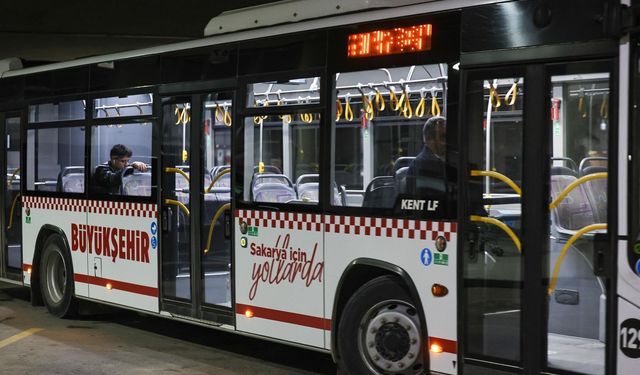 Sakarya'da gece seferleri başladı