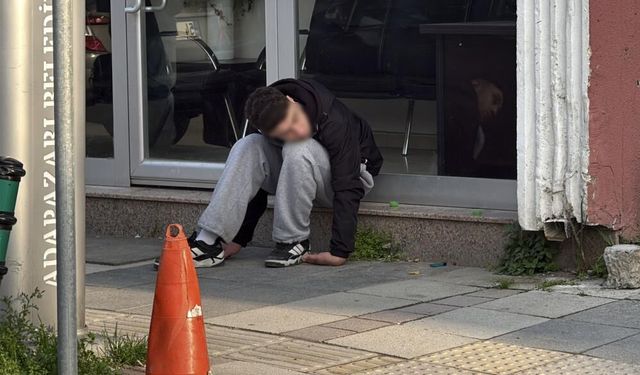 Sokak ortasında yürek sızlatan görüntüler