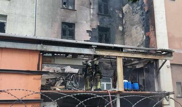 Korkutan fabrika yangını!