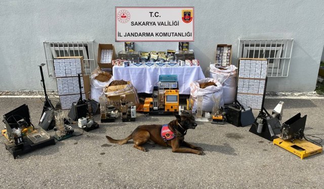 Sakarya'da kaçak tütün operasyonu
