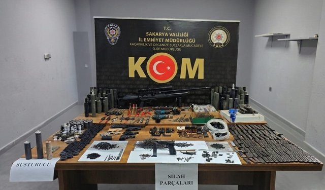 Hendek’te silah imalathanesine operasyonu