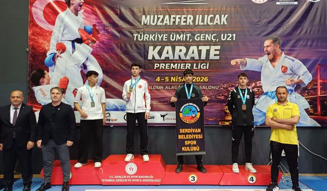 Sakaryalı sporcu Türkiye üçüncüsü oldu