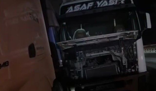 D-650'de zincirleme kaza