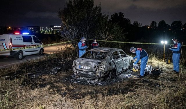 Yanan araçtaki kemiklerin kime ait olduğu ortaya çıktı