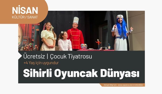 Çocuklara özel ücretsiz tiyatro!