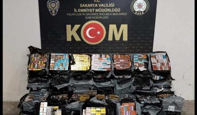 Binlerce elektronik sigara tütünü yakalandı