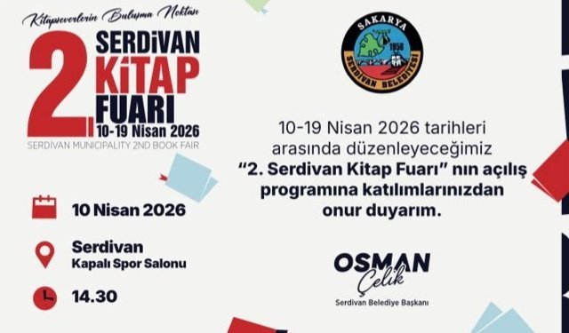 Serdivan Kitap Fuar'ı ikinci kez kapılarını açıyor
