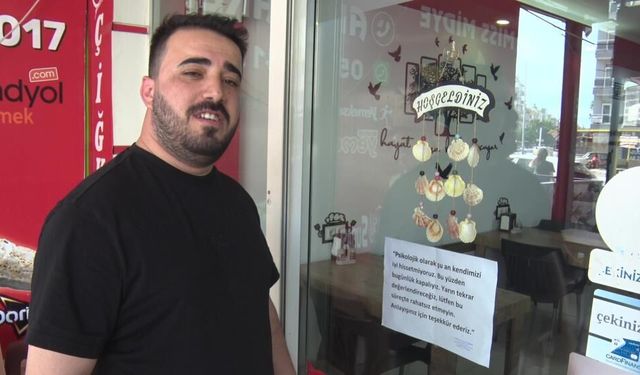 "Psikolojim bozuk" deyip dükkanı açmadı