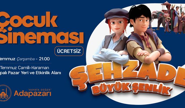 Ücretsiz çocuk sinemaları başlıyor
