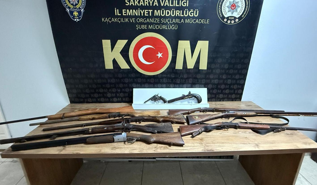 Adapazarı’nda ruhsatsız silah operasyonu