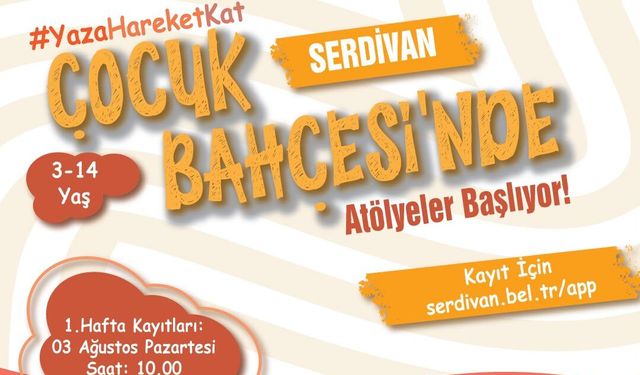 Serdivan Çocuk Akademisi'nde atölyeler başlıyor